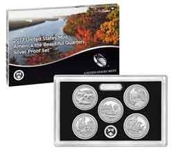 2017 National Park Quarter Silver Proof Set