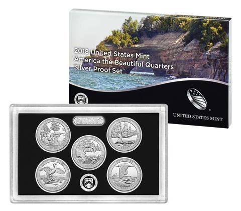 2018 National Park Quarter Silver Proof Set