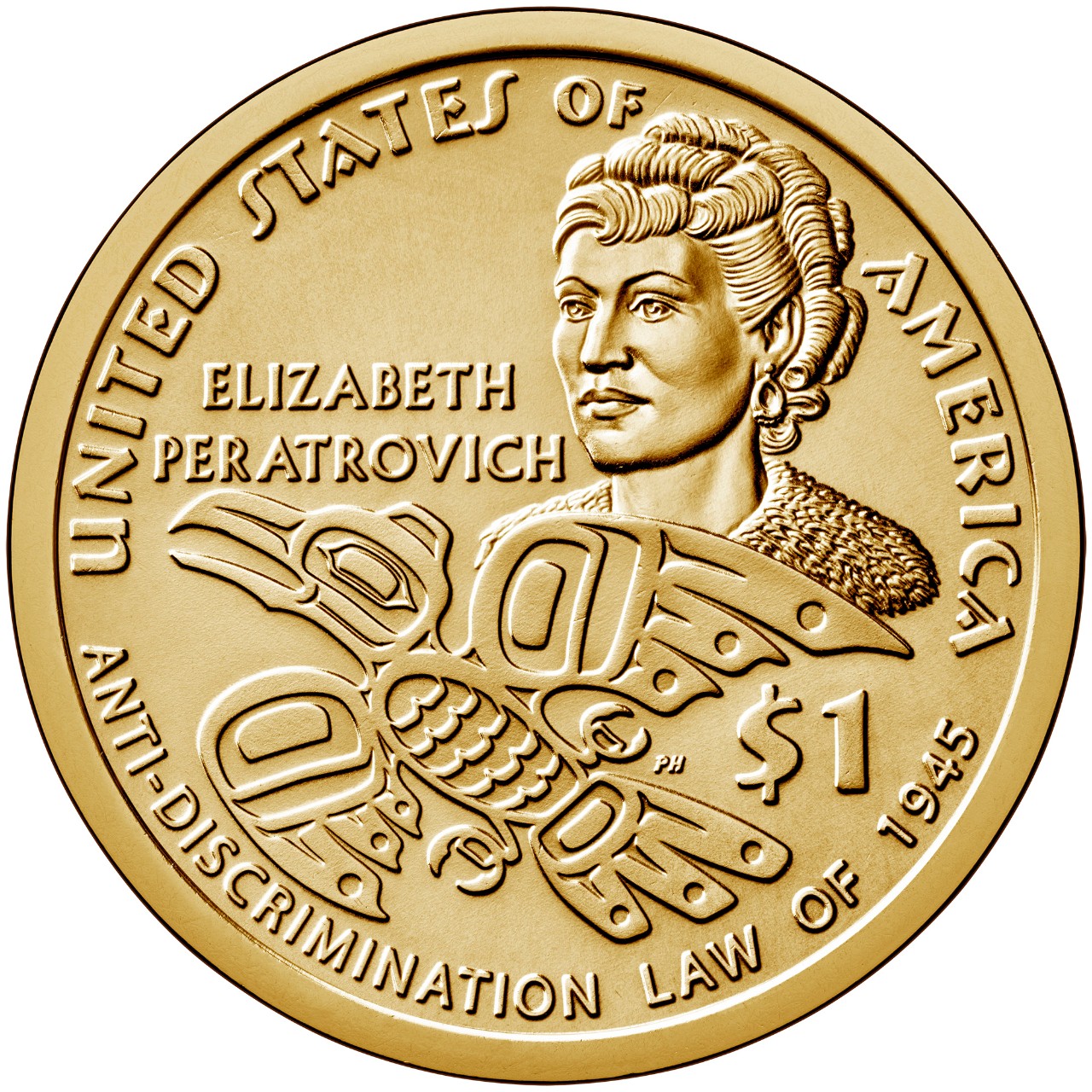 2020-P Native American Dollar