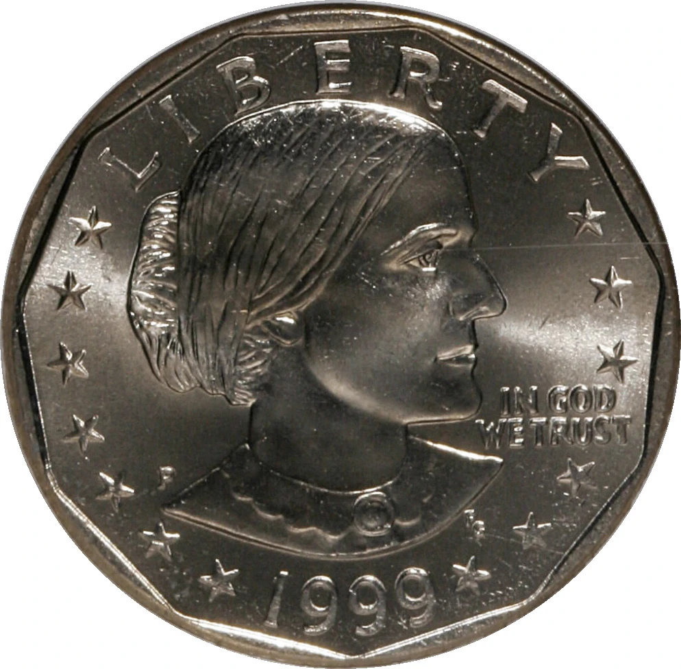 1999-P Susan B Anthony Dollar Coin