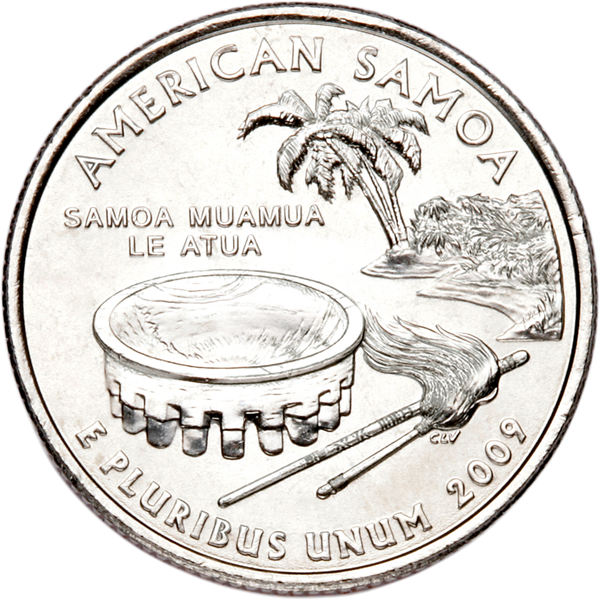 American Samoa U.S. Territory Quarter 2009-P