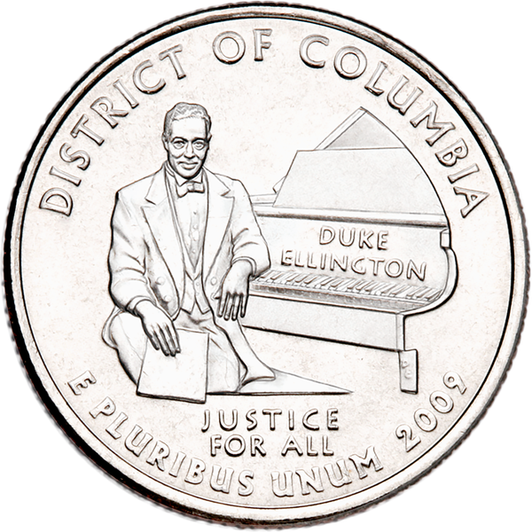 District of Columbia Territory Quarter Rolls 2009-P