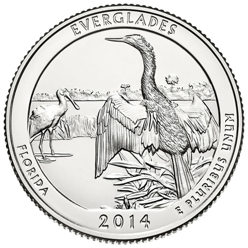 2014-D Florida Everglades National Park Quarter