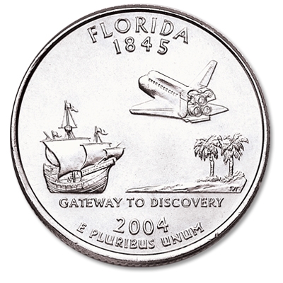 Florida State Quarter 2004-P