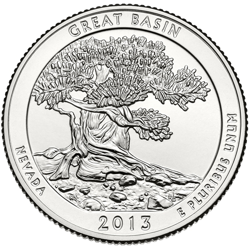 2013-S Great Basin America the Beautiful Quarter