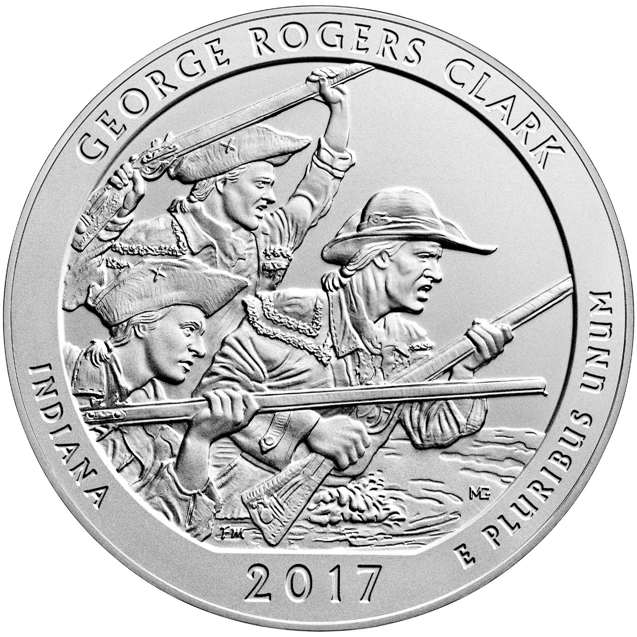 2017-S George Rogers Clark National Park Quarter