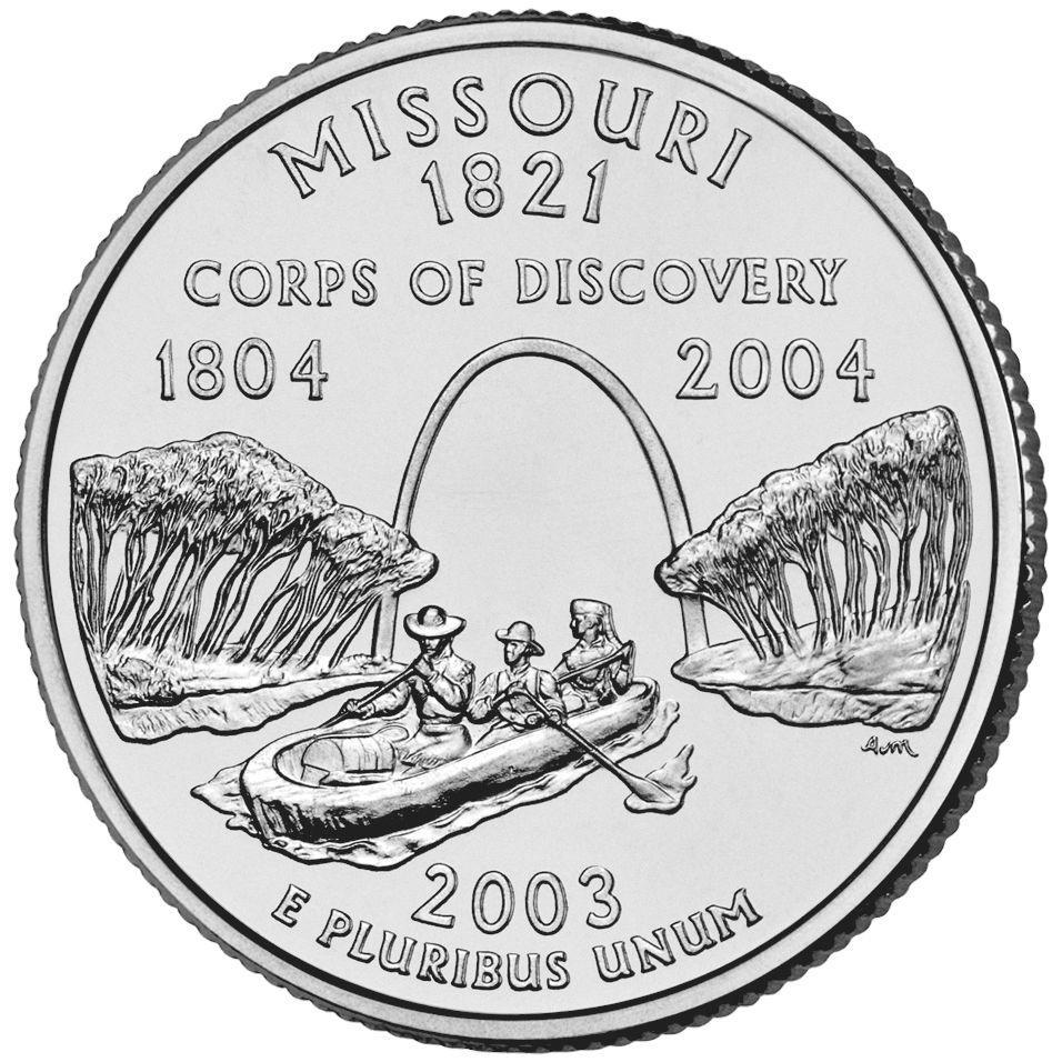 Missouri State Quarter 2003-D