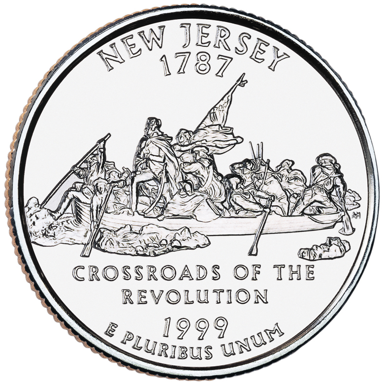 New Jersey State Quarter 1999-D