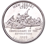 New Jersey State Quarter 1999-P