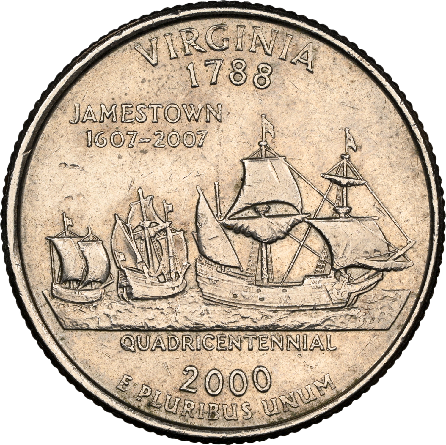 State Quarter Rolls Virginia 2000-P