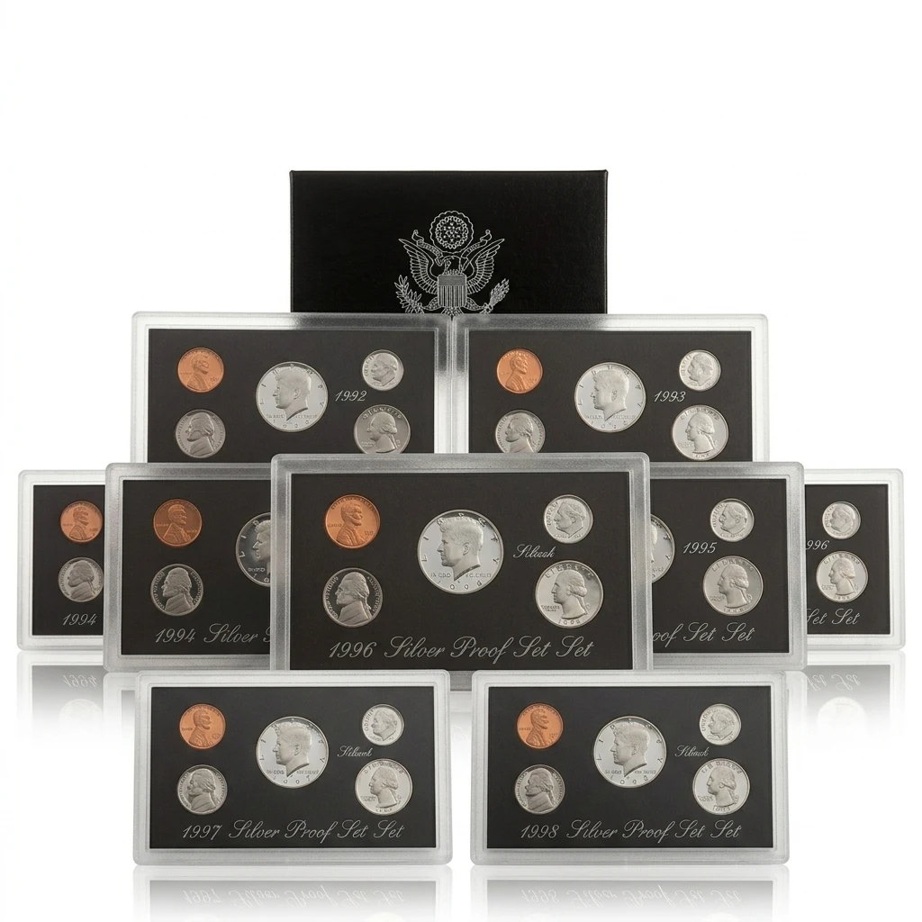 1992 - 1998 Silver Proof Set Collection