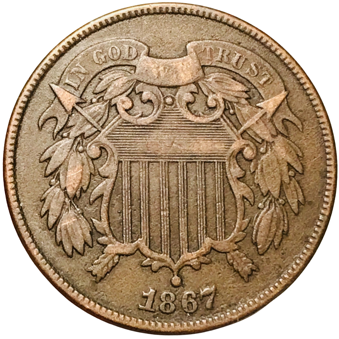 1867 Two Cent Piece