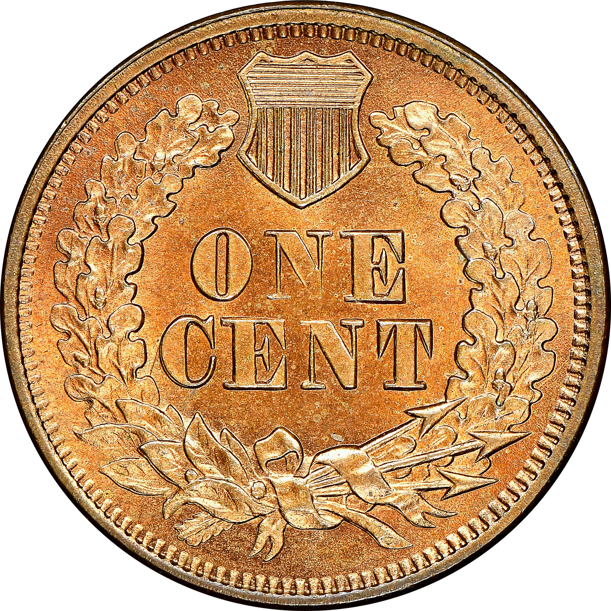 1868 Indian Head Penny