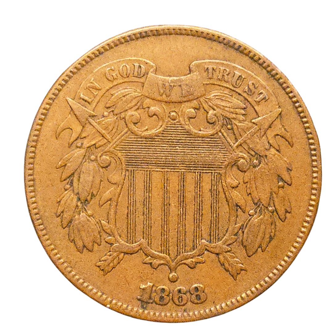 1868 Two Cent Piece