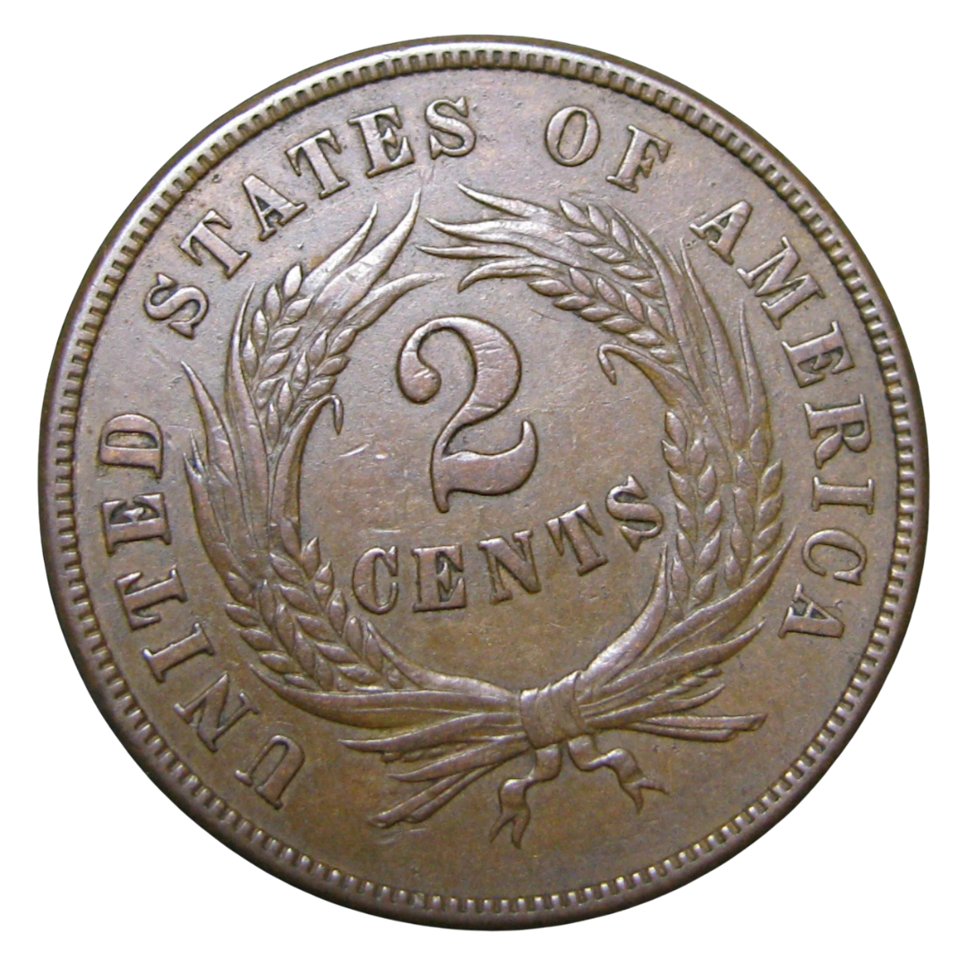 1869 Two Cent Piece
