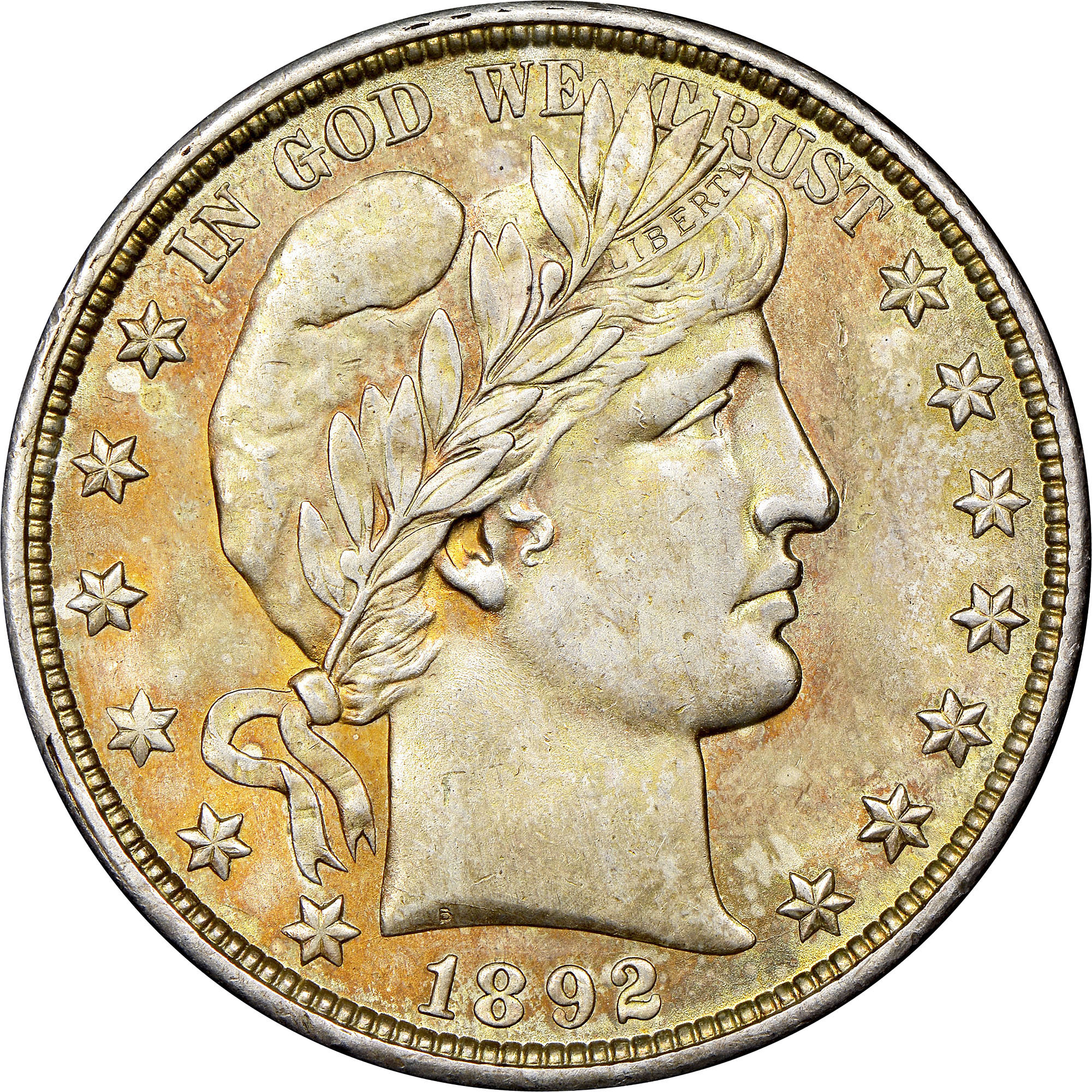 1892-O Barber Half Dollar