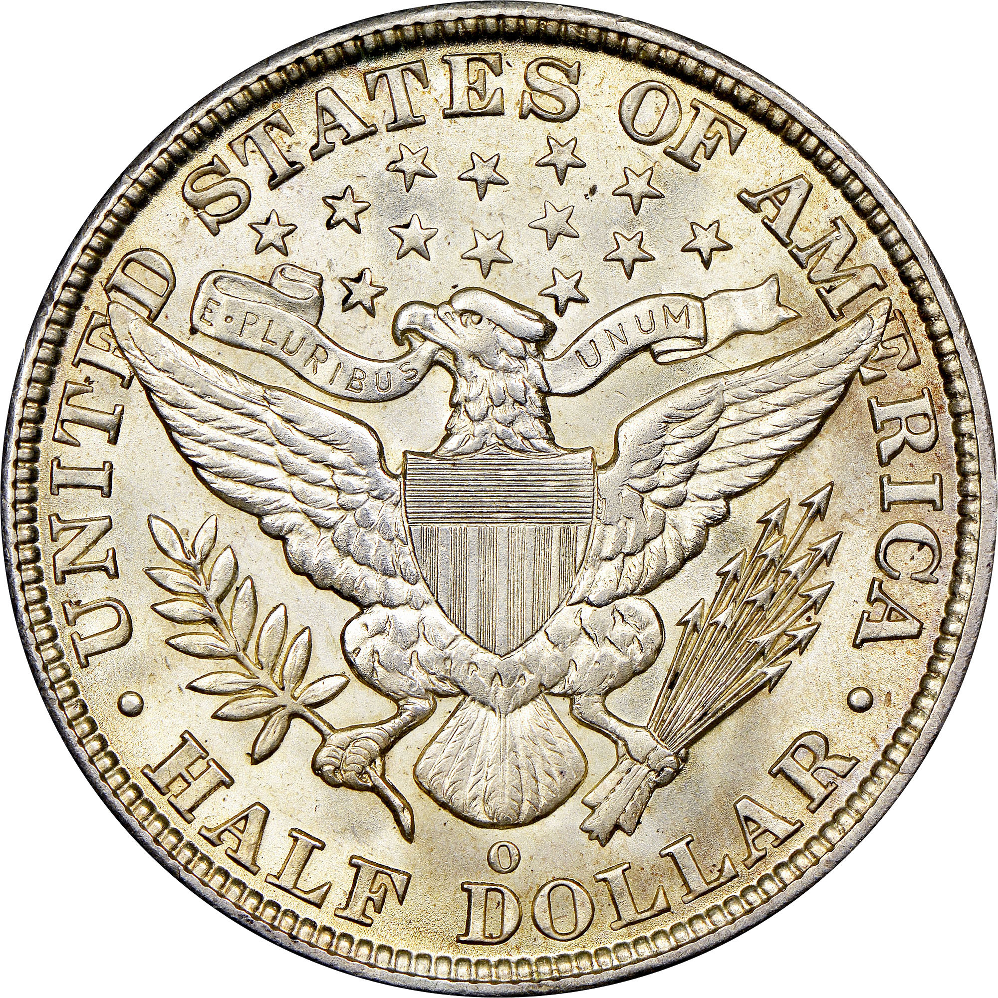 1892-O Barber Half Dollar