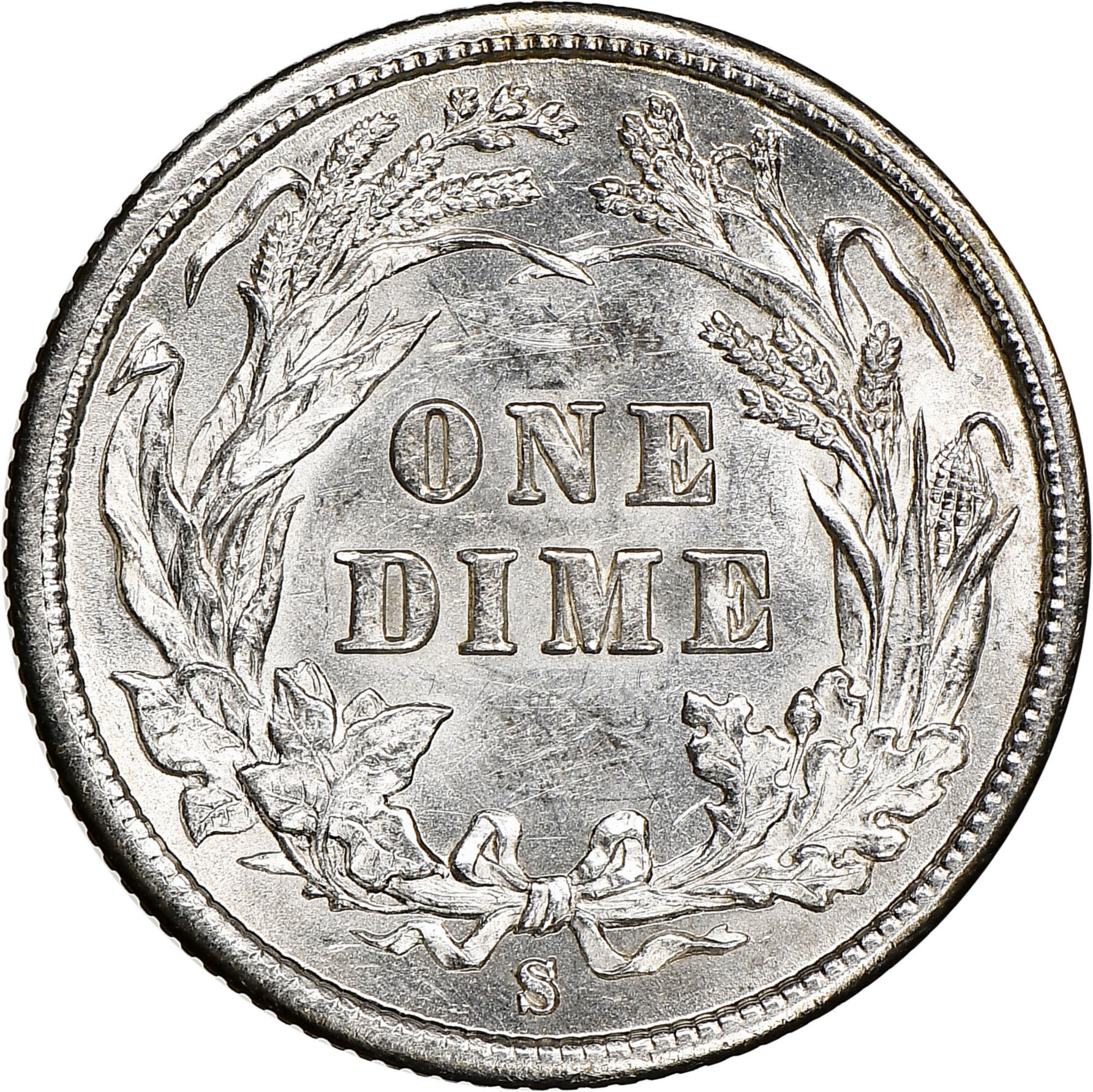1895-S Barber Dime