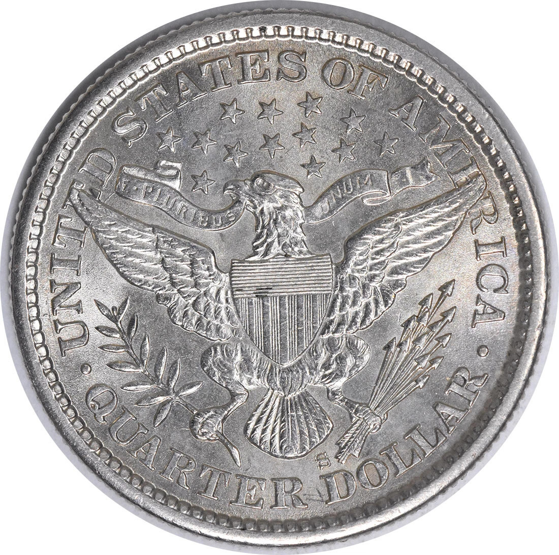 1895-S Barber Quarter