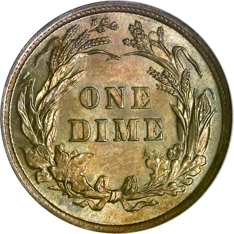 1896-P Barber Dime