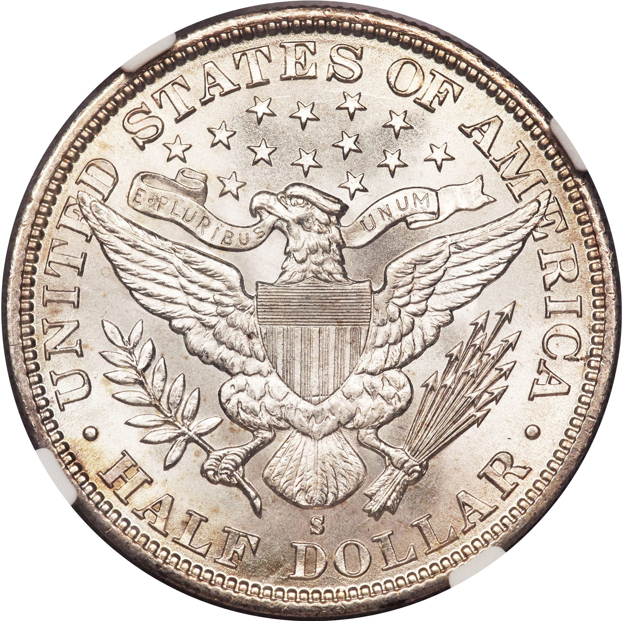 1896-S Barber Half Dollar