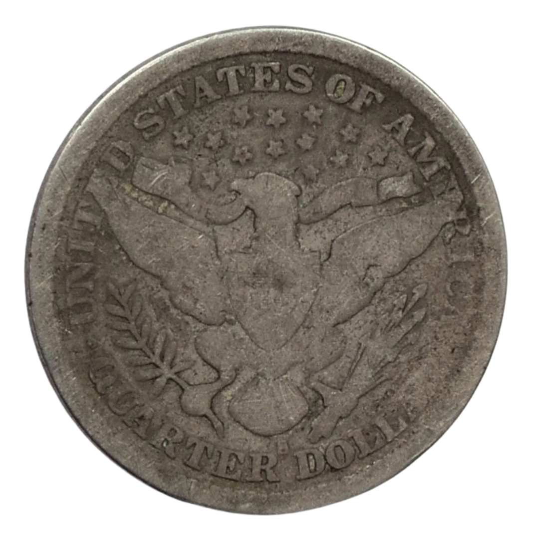 1896-S Barber Quarter