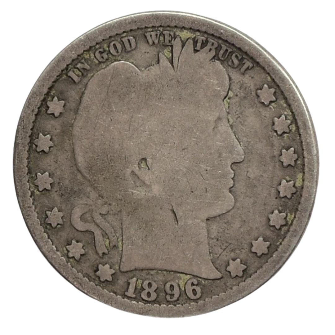 1896-S Barber Quarter