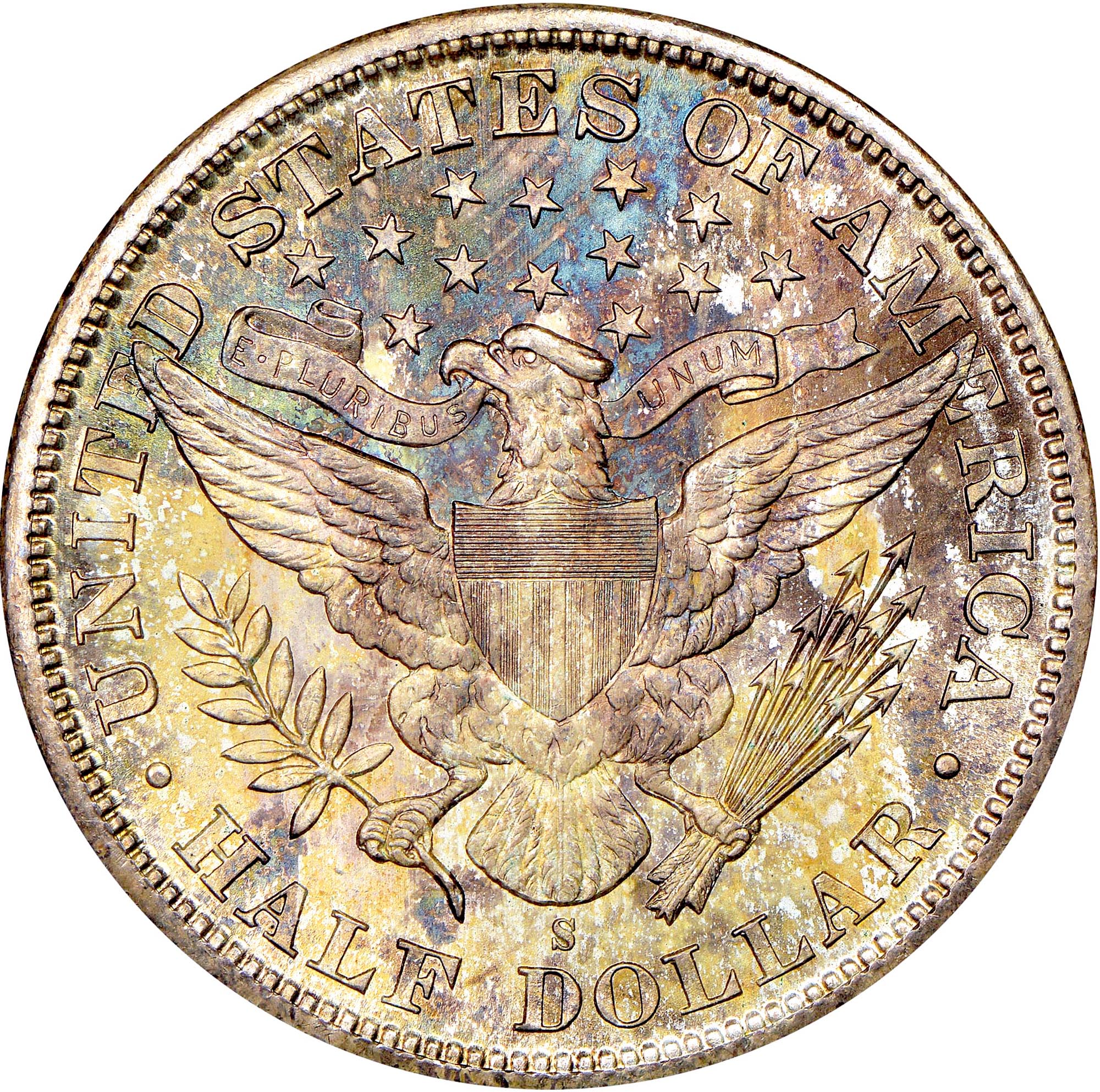 1897-S Barber Half Dollar