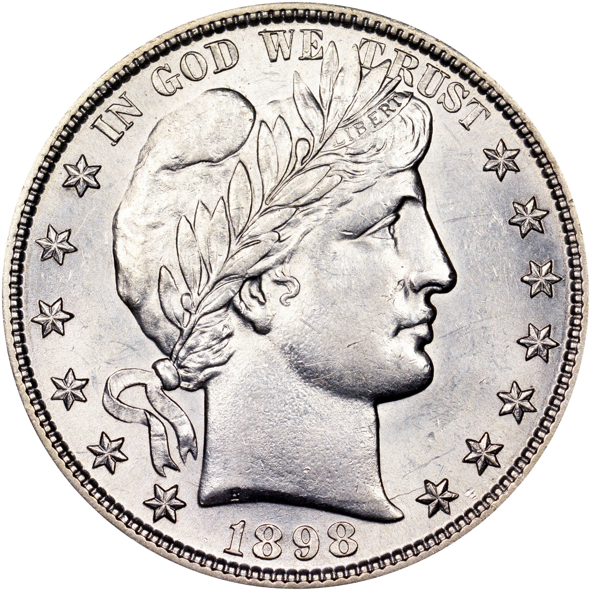 1898-S Barber Half Dollar