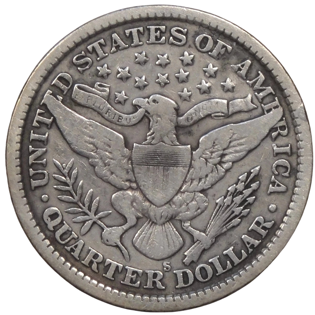 1898-S Barber Quarter