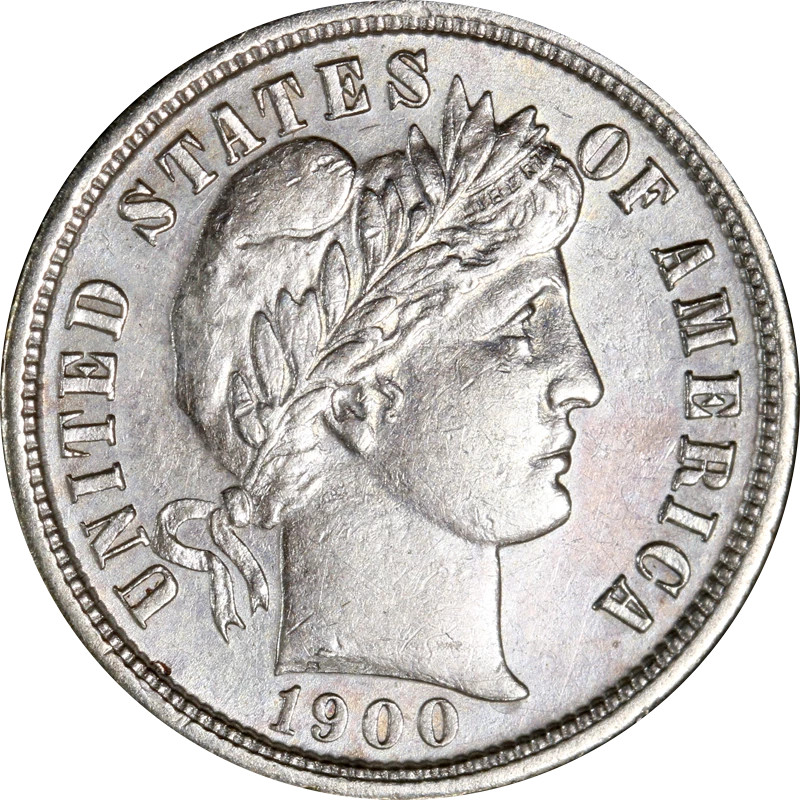 1900-S Barber Dime
