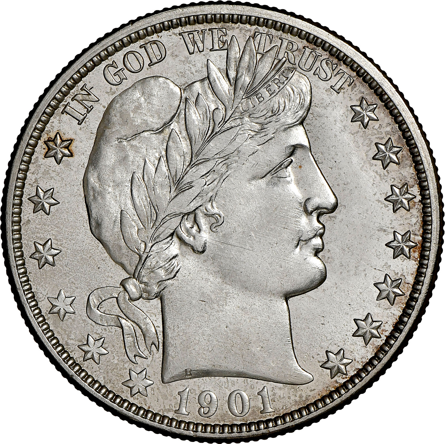 1901-O Barber Half Dollar