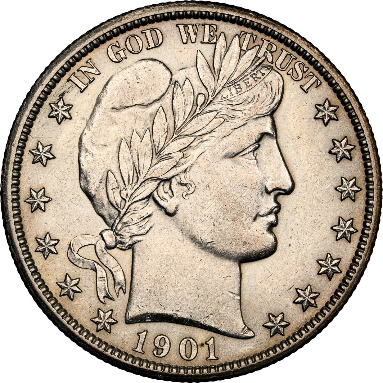 1901-S Barber Half Dollar