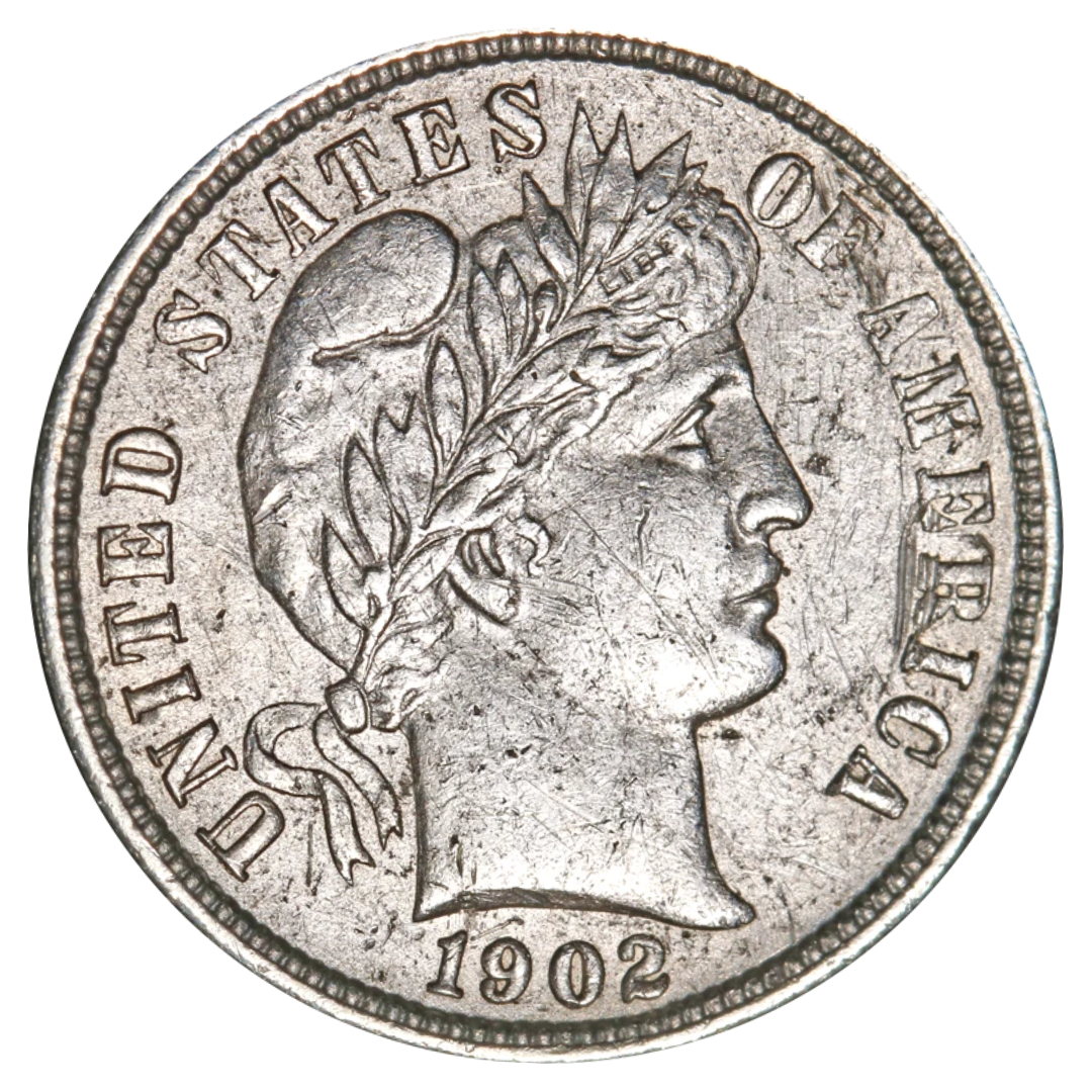 1902-P Barber Dime