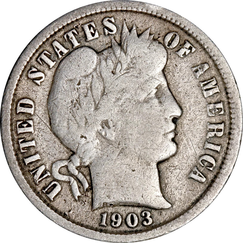 1903-O Barber Dime