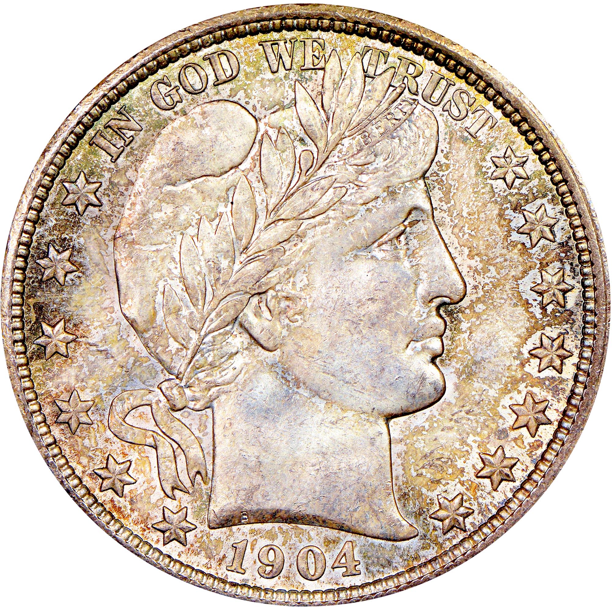 1904-O Barber Half Dollar