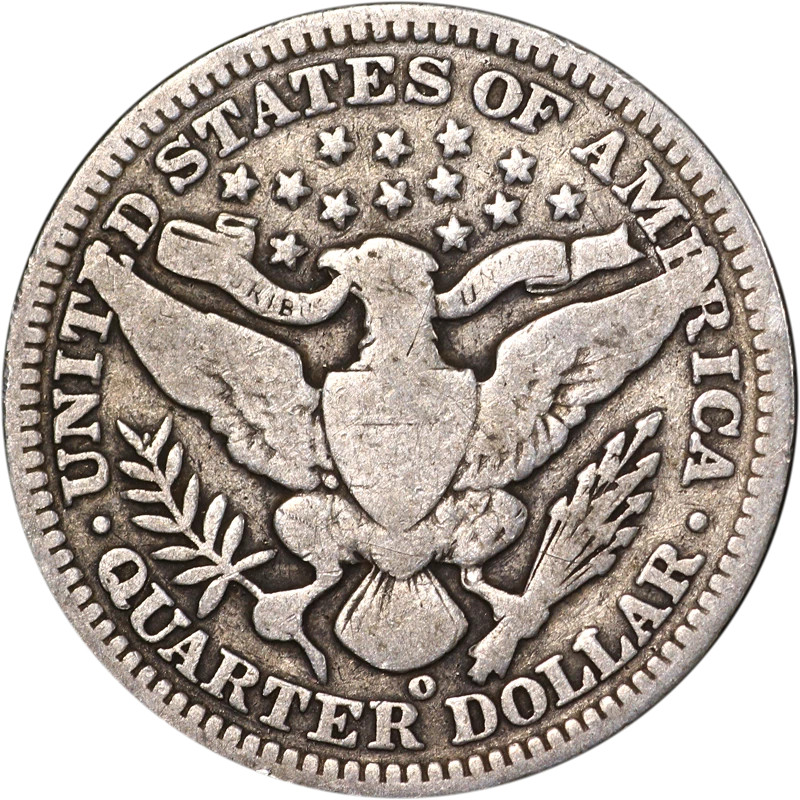 1904-O Barber Quarter