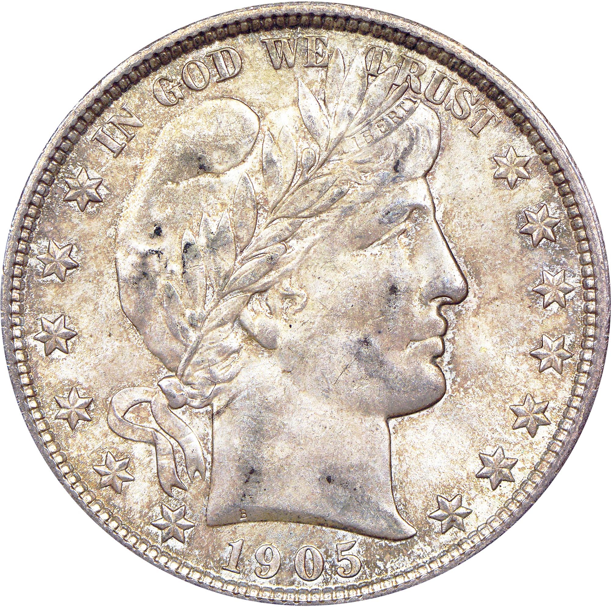 1905-O Barber Half Dollar