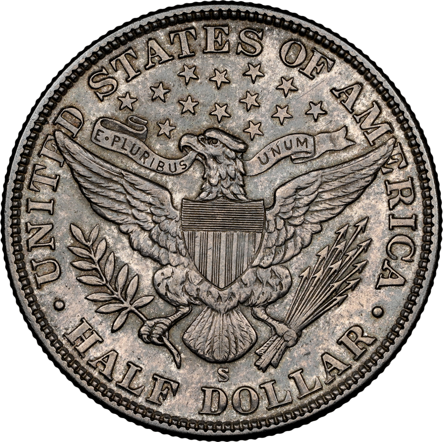 1905-S Barber Half Dollar
