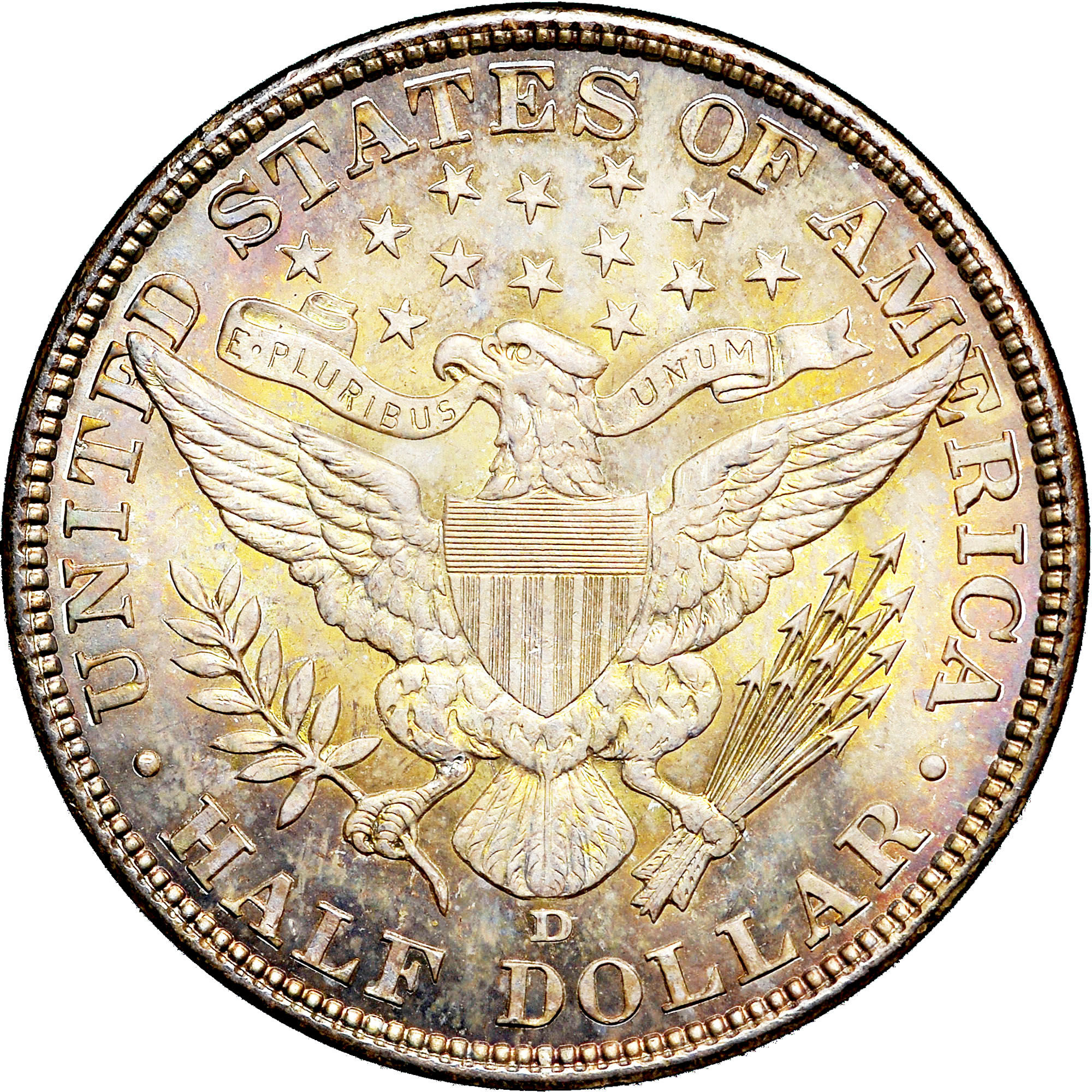 1906-D Barber Half Dollar