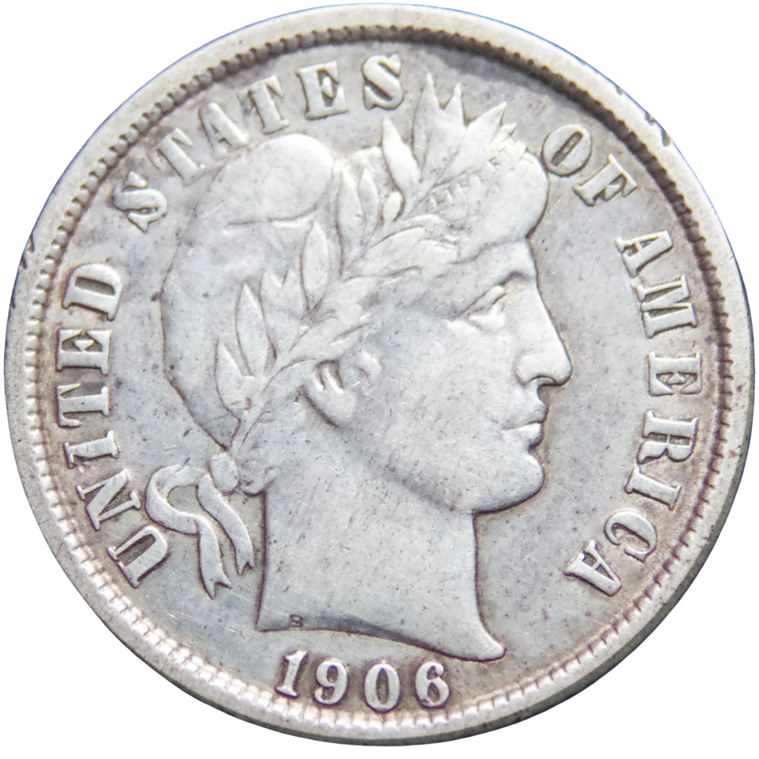 1906-O Barber Dime