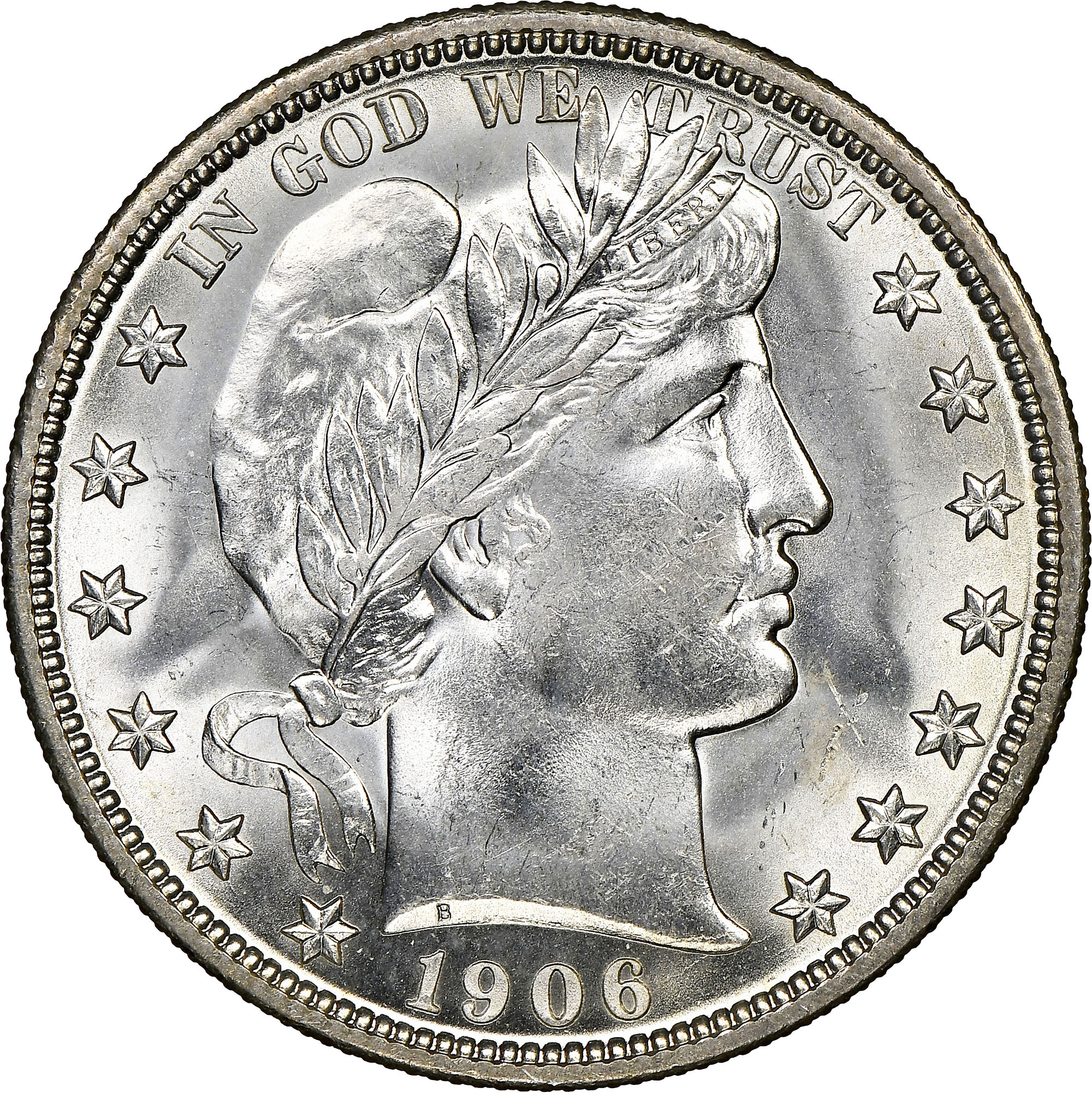 1906-O Barber Half Dollar