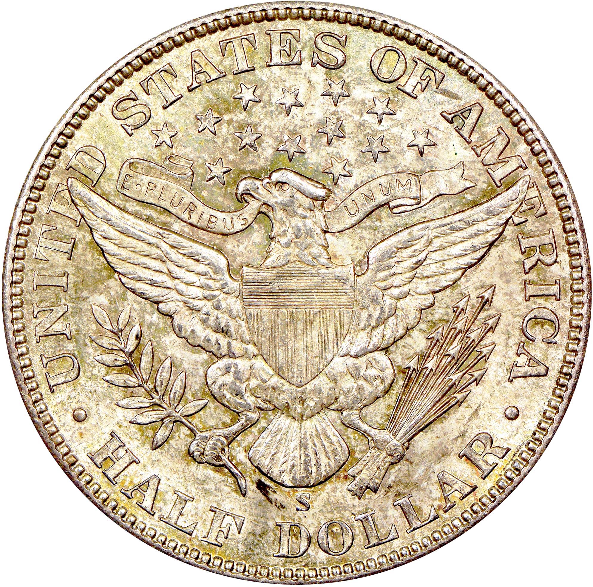 1906-S Barber Half Dollar