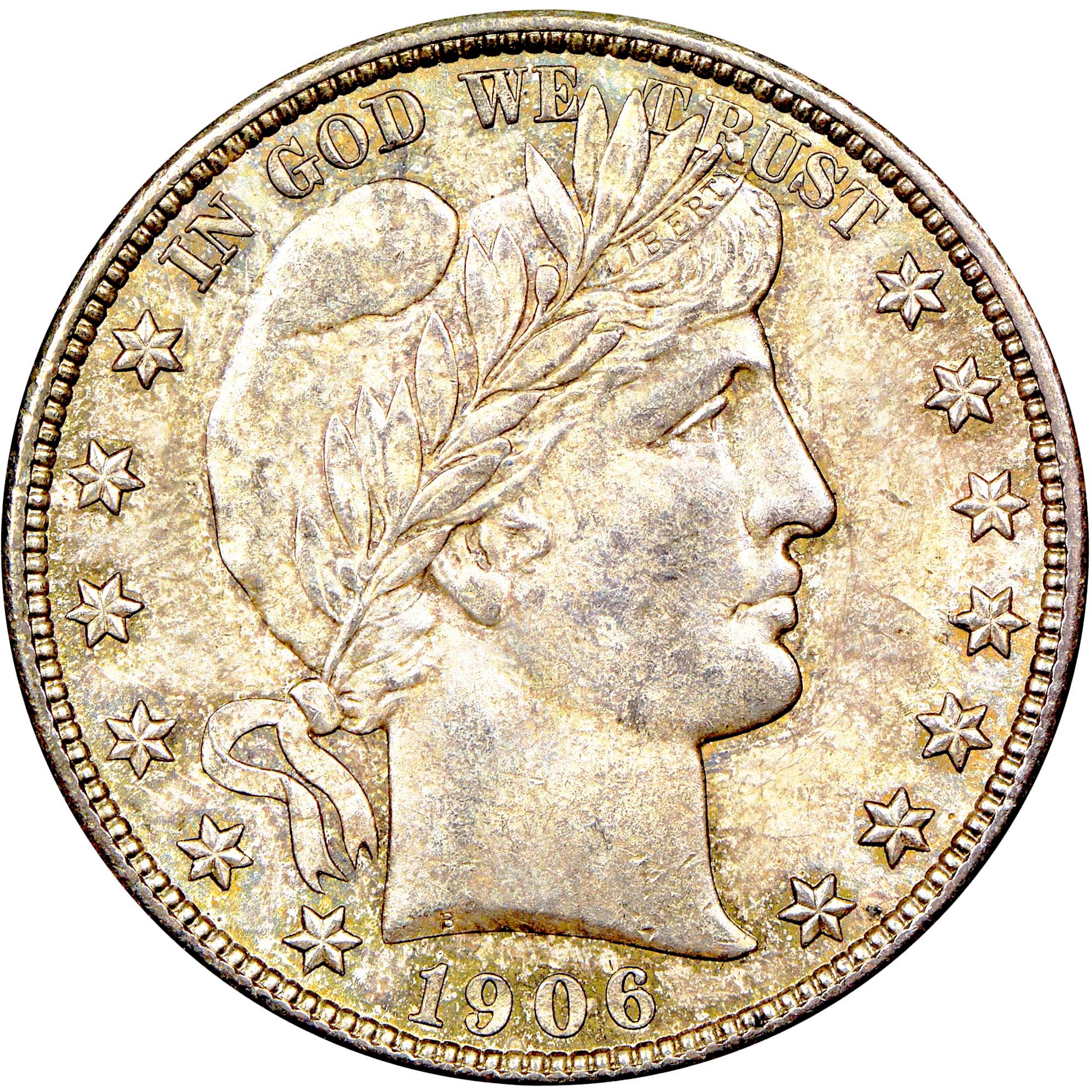 1906-S Barber Half Dollar