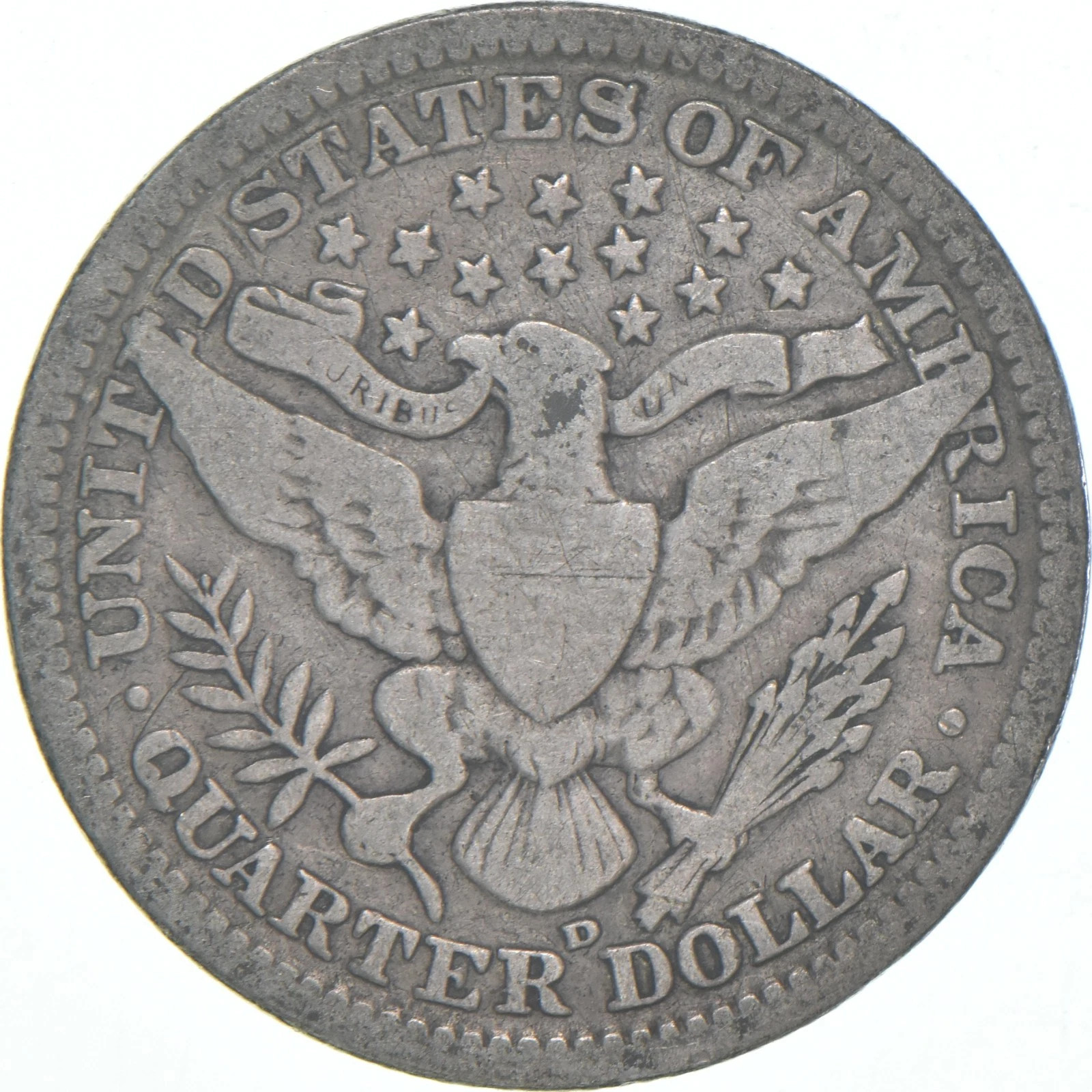 1907-D Barber Quarter