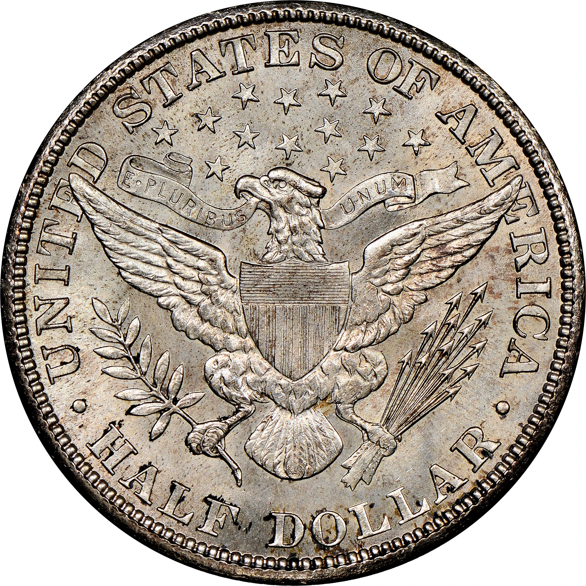 1908-P Barber Half Dollar