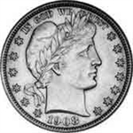 1908-S Barber Half Dollar