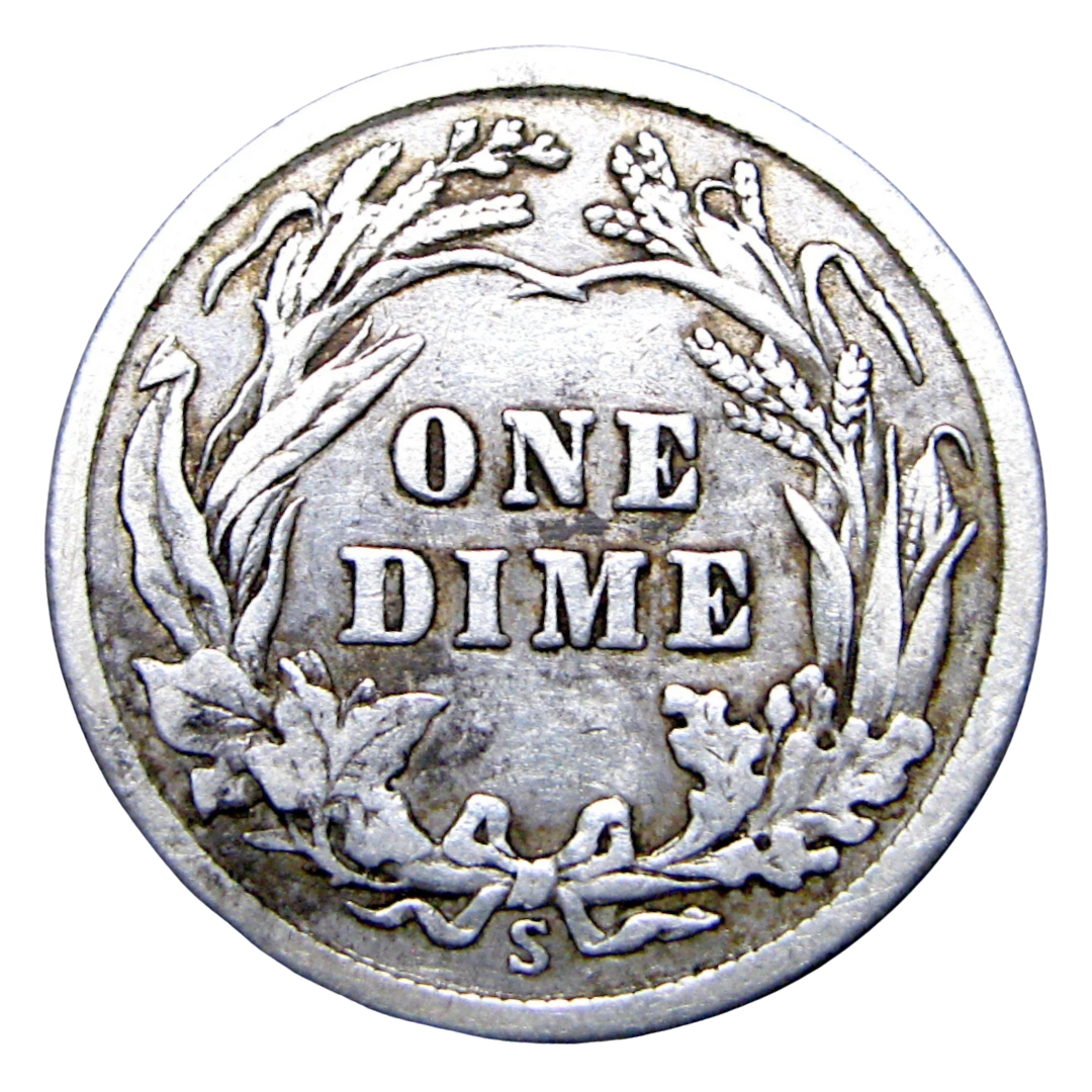 1913-S Barber Dime