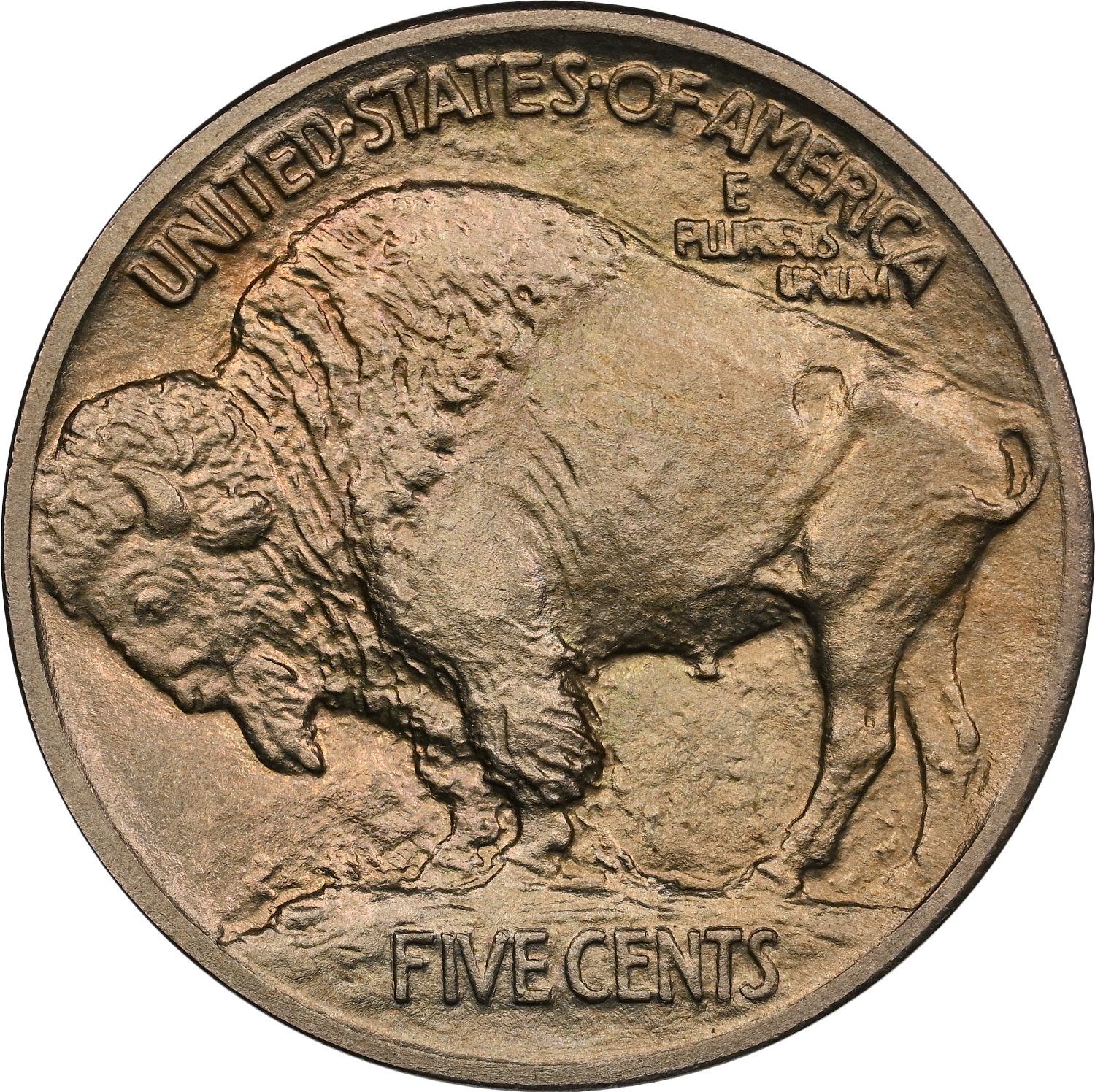 1913 Type 1 Buffalo Head Nickel Coins