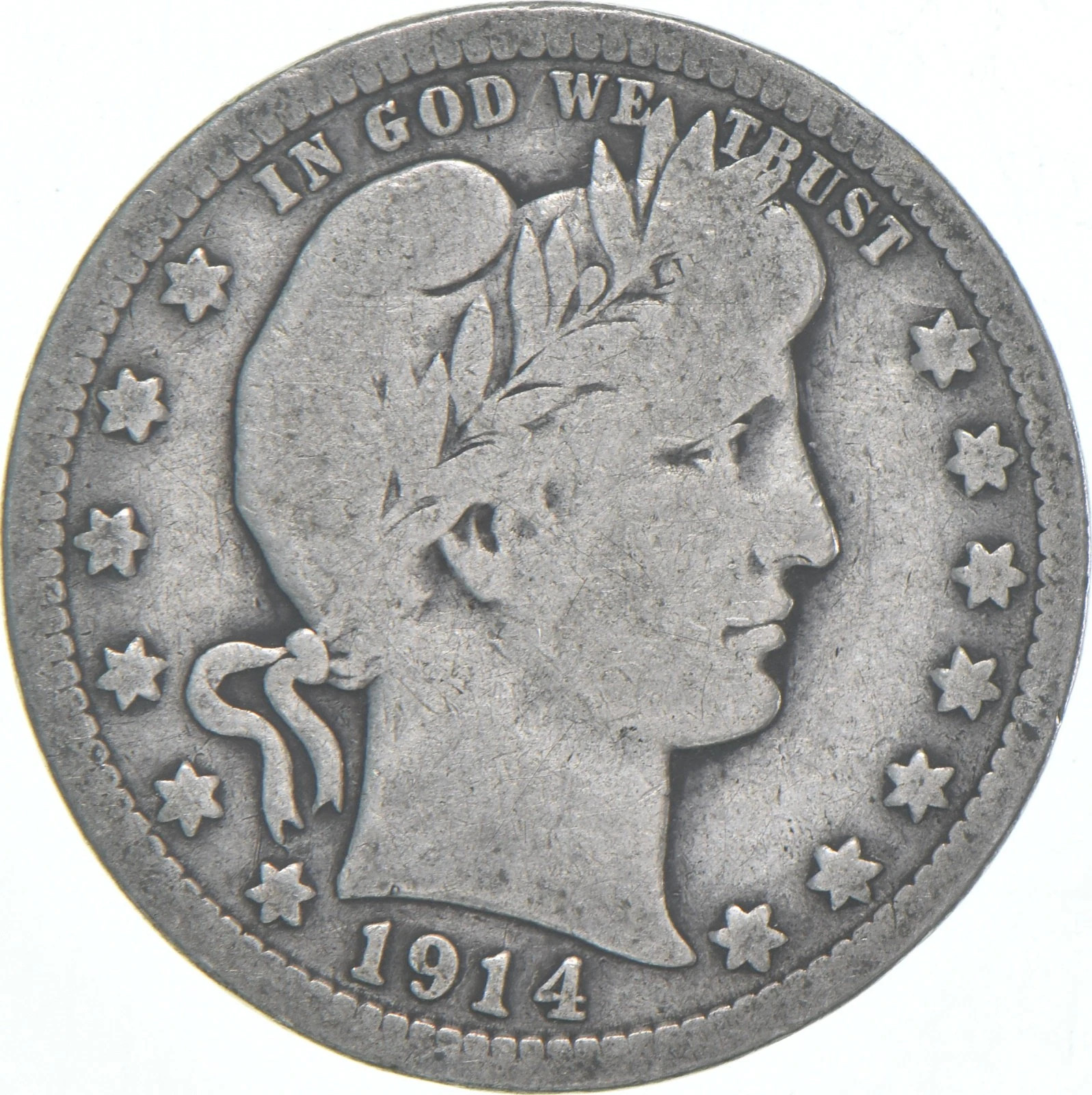 1914-P Barber Quarter